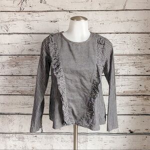 Stripped Compania Fantastica ruffled top